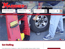 Tablet Screenshot of kaddiesinc.com